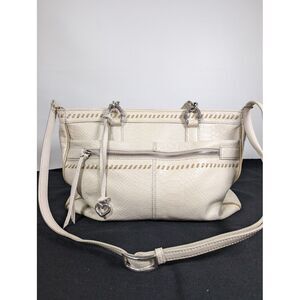 Brighton Python Cream Pace Collection Leather Bag